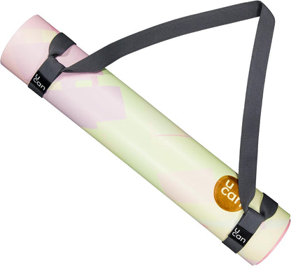 U Can - Tragegurt Für Yoga Oder Matte, Verstellbarer Gurt Für Dehnen, Pilates, Barren, Training Und Training, Hält Die Matte Aufgerollt Und Organisiert